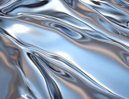 A smooth, reflective surface with flowing patterns and metallic sheen. photo