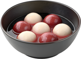 Tang Yuan dumplings clipart for Chinese New Year celebrations. . png