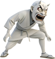 Ominous yokai terrifying Japanese design . png