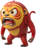 Spooky Japanese yokai fearsome clipart design . png