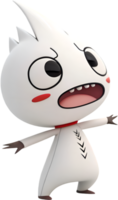 Creepy yokai Japanese mythical creature clipart . png
