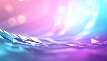 A vibrant, abstract wave of colors and shapes creating a dynamic visual. photo