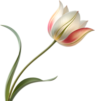High-Quality Minimalist Tulip Symbol for Art. . png