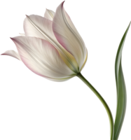 Beautiful and Simple Tulip Symbol in Art. . png