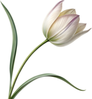 Clean and Professional Tulip Emblem for Logos. . png