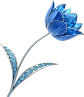 Gorgeous Gemstone Tulip with a Handcrafted Crystal Finish. . png