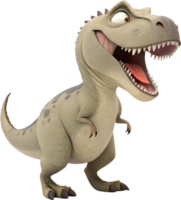 Bold Tyrannosaurus Cartoon Character in a Cool Style. . png