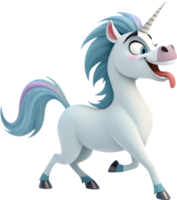 Joyful Mythical Unicorn with Playful Expression. . png