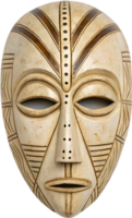 Ritualistic African Voodoo Mask Clipart for Mysterious Projects. . png