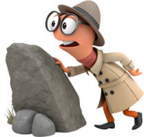 Friendly animated worm character for fun and joyful illustration use. . png