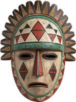 Sacred Native American Zuni Mask Clipart Custom Cultural Design. . png