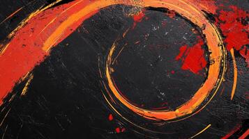 Abstract swirling design with vibrant colours photo