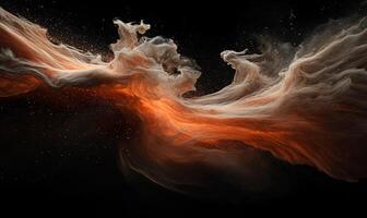 Abstract swirling nebulae, fluid motion photo