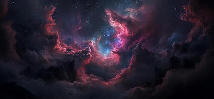 Cosmic Nebula Cloudscapes photo
