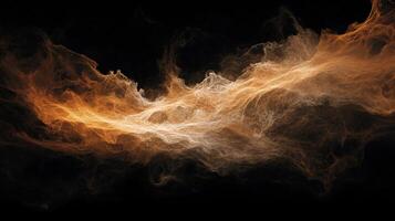 Abstract swirling, flowing forms of light and color. A dynamic, ethereal display of energy and motion photo