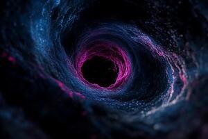 Abstract vortex tunnel photo