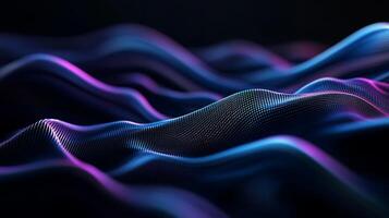 Abstract digital wave patterns photo