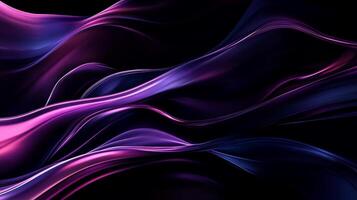 A purple and black background with waves photo