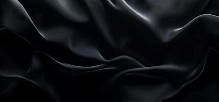Deep Black Fabric Drape photo
