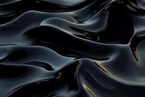 Dark, flowing liquid texture photo