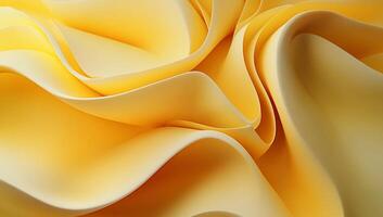 Abstract swirling yellow textured surface photo