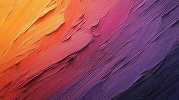 Vibrant color gradient, impasto texture photo