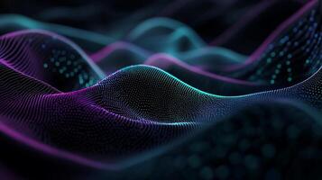 Abstract background with waves and lines photo