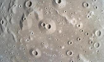 Lunar surface craters and terrain photo