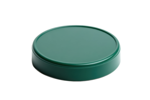 a green cube with a smooth and shiny surface..... png