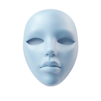 Soft face mask designed for artistic and creative expression in workshops png