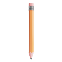 Depiction of a pencil in muted colors showcasing simple design elements and texture png