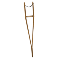 Wooden structure designed for balancing in a 3D rendering context png