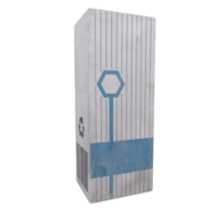 Modern 3D rendering of a minimalistic design packaging box png