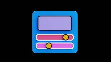 3D Animation of Color Adjuster video