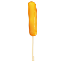 Boiled Sausage Skewer 3D Clipart , on Transparent background , 3D Rendering png