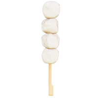 Pork meatballs Skewer 3D Clipart , on Transparent background , 3D Rendering png