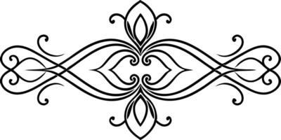 A black and white design with a swirl pattern vector