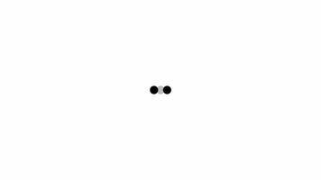 animation loading with dots moving slowly to the right. dots loading template video