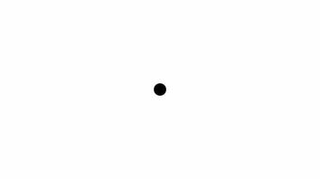 loading animation with 5 dots that rotate rapidly and converge to the center dot video