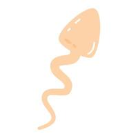 Elements Object Fertilization Sperm Entering Egg Cell vector