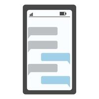 Online Chat Messages Text illustration vector