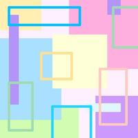 Colorful abstract background with geometric shapes vector