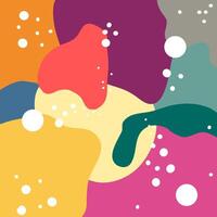 Abstract colorful splash pattern for modern art vector