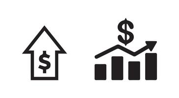 Business develop icon. Business Success icon set.Revenue Growth, icon Eps 10 vector