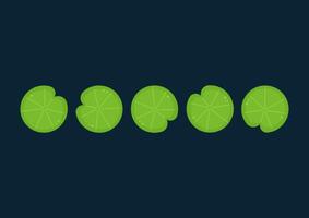 Lily pad pattern. wallpaper. free space for text. background. vector