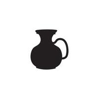 Pitcher Icon Stock Image. vector