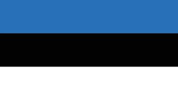Estonia flag Stock Image. vector