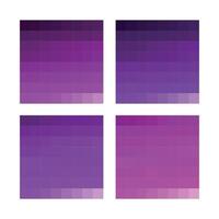 Trendy Four square gradient mosaic vector