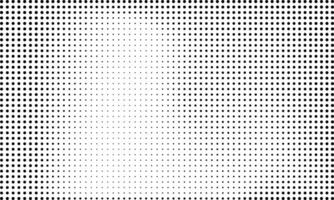 Halftone dotted background. Monochrome dotted texture. Grain gradient texture background. Circle pattern on white. Grunge design illustration. vector