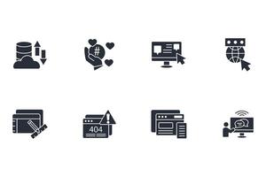 Website icon linear style sign vector